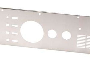 Kentrol 76-86 Jeep CJ Dash Panel Without Radio Opening Brushed Silver