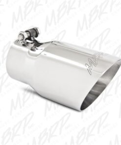 MBRP Universal Tip 4in O.D. Dual Wall Angled 3in inlet 8in length T304