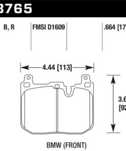 Hawk 2017 BMW 440i/M2-4 Black HP Plus Front Brake Pads