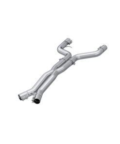 MBRP 21-23 BMW M4 G82 / M3 G80 3.0L T304 Stainless Steel 3in Resonator Bypass X-Pipe