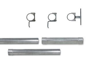 Diamond Eye KIT 4in MFLR RPLCMENT PIPE TB SGL ALUM 94-97 5 7 3L F250/F350 PWRSTROKE NFS W CARB STDS