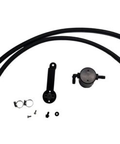 J&L 18-22 Toyota Camry 3.5L V6 Oil Separator 3.0 Passenger Side - Black Anodized