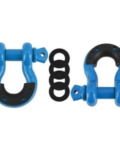 Mishimoto Borne D-Ring Shackle Set Blue