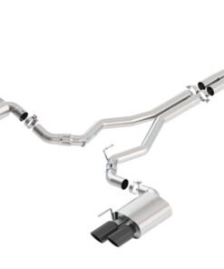 Borla 2018 Ford Mustang GT (A/T / M/T) 3in ATAK Catback Exhaust w/o Valves w/ Black Chrome Tips