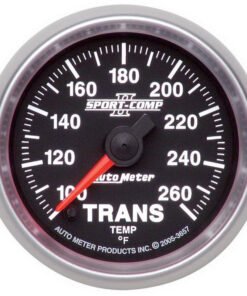 Autometer Sport-Comp II 52.4mm 100-260 Deg. F Transmission Temprature Gauge