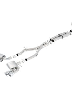 Borla Chevy 16-17 Camaro 6.2L ATAK Catback w/ Dual Tips (NPP) Dual Split Rear Exit