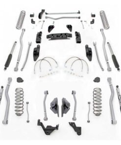 Rubicon Express 4.5" Extreme Duty Long Arm 4-Link Suspension Lift Kit with MonoTube Shocks for 2007-2017 Jeep Wrangler Unlimited JK