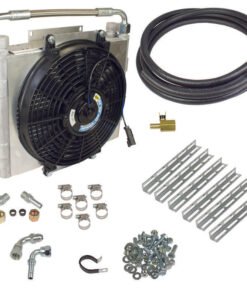 BD Diesel Xtrude Double Stacked Transmission Cooler Kit - Universial 1/2in Tubing
