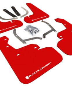 Rally Armor 17+ Subaru Impreza UR Red Mud Flap w/ White Logo