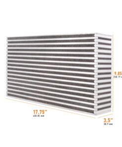 Mishimoto Universal Air-to-Air Intercooler Core - 17.75in / 9.85in / 3.5in