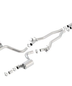 Borla 15-16 Dodge Charger Hellcat 6.2L V8 ATAK Catback Exhaust w/ Valves No Tips Factory Valance