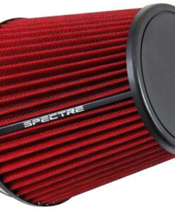 Spectre HPR Conical Air Filter 6in. Flange ID / 7.313in. Base OD / 7in. Tall - Red