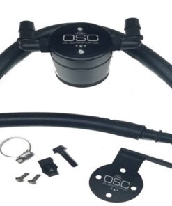 J&L 13-14 Focus ST Rear Oil Separator 3.0 - Black Anodized