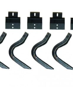 Lund 04-14 Ford F-150 SuperCab (80in) EZ Running Board Mounting Bracket Kit - Brite