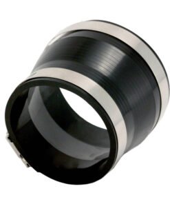 Spectre Coupler/Reducer 3.5in. to 3in. (PVC) - Black