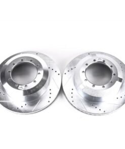 Power Stop 08-10 Dodge Ram 4500 Rear Evolution Drilled & Slotted Rotors - Pair
