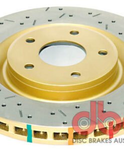 DBA 97-04 Corvette C5/C6 Front Drilled & Slotted 4000 Series Rotor