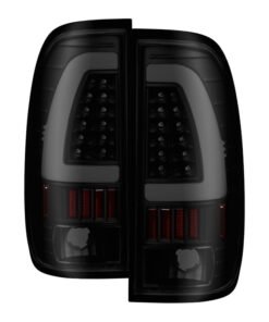 xTune 97-03 Ford F-150 Light Bar LED Tail Lights - Black Smoke (ALT-ON-FF15097-LBLED-BSM)