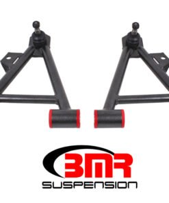 BMR 94-04 Mustang Lower Non-Adj. A-Arms (Coilover Only) w/ Tall Ball Joint (Poly) - Black Hammertone