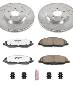 Power Stop 05-10 Ford Mustang Front Z26 Street Warrior Brake Kit