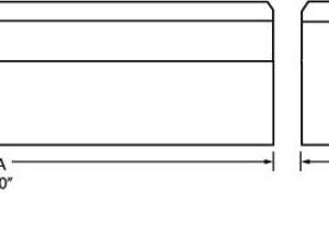 Tradesman Aluminum Side Bin Truck Tool Box (60in.) - Brite