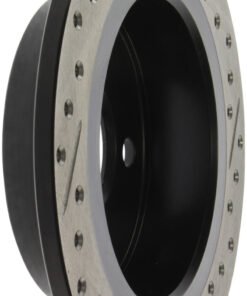 StopTech 14-15 Mini Cooper Base Slotted & Drilled Rear Right Rotor