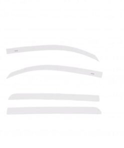 AVS 15-18 Toyota Tundra Crewmax Low Profile Color Match Ventvisors 4pc - Super White