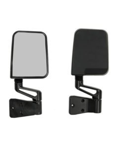 Omix Door Mirror Kit Black- 87-02 Jeep Wrangler