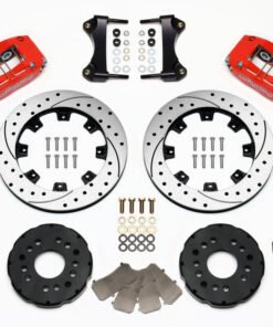 Wilwood Dynapro Radial Front Kit 12.19in Drilled Red 95-99 Mitsubishi Eclipse (*Line Kit Needed*)