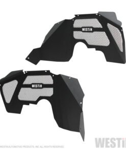 Westin 07-18 Jeep Wrangler JK Inner Fenders - Front - Textured Black