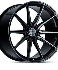 Vossen HF-3 19x8.5 / 5x114.3 / ET32 / Flat Face / 73.1 - Double Tinted - Gloss Black