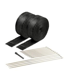 DEI Exhaust Wrap Kit - Black Titanium Wrap Locking Ties & Locking Tie Tool