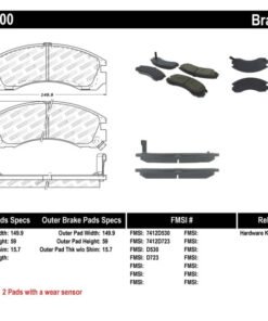 StopTech Performance 93-99 Eagle Talon 4WD / 92-04 Mitsubishi Diamante / 6/92-99 Mitsubishi Eclipse