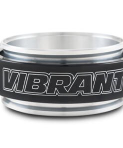 Vibrant 4in O.D. Aluminized HD 2.0 Clamp Assembly - Anodized Black
