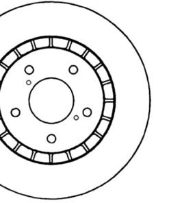 StopTech Power Slot 06-11 Lexus GS Series / 06-12 IS Series Front Right Drilled & Slotted Rotor