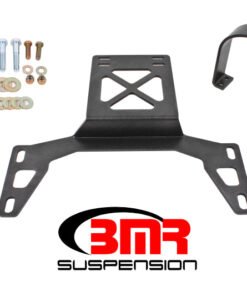 BMR 07-14 Shelby GT500 Front Driveshaft Safety Loop - Black Hammertone