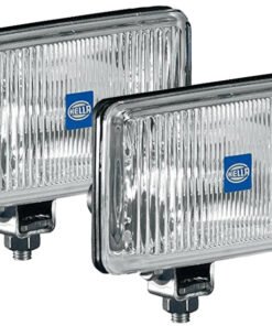 Hella 450 H3 12V SAE/ECE Fog Lamp Kit Clear - Rectangle (Includes 2 Lamps)