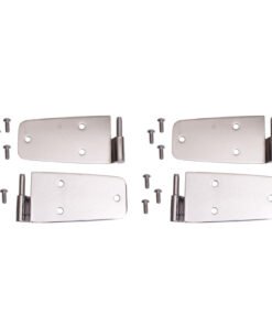 Rugged Ridge 76-93 Jeep CJ / Jeep Wrangler Stainless Door Hinge Kit