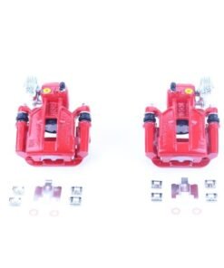 Power Stop 94-01 Ford Mustang Rear Red Calipers w/Brackets - Pair
