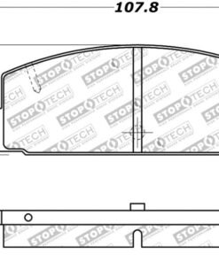 StopTech Street Touring 89-95 Mazda RX7 / 03-05 Mazda 6 Rear Brake Pads