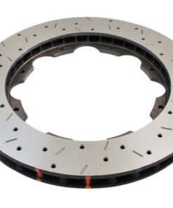 DBA 09+ Nissan GTR Rear Drilled & Slotted 5000 Series Brembo Direct Replacement Rotor