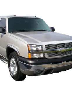 AVS 03-05 Chevy Silverado 1500 Aeroskin Low Profile Hood Shield - Chrome