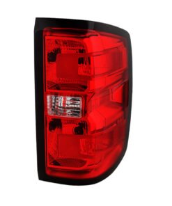 Spyder 9031922 Passenger Side Chrome/ Red Factory Style Tail Light