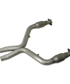 BBK 11-14 Mustang 5.0 Short Mid X Pipe With Catalytic Converters 3.0 For BBK Long Tube Headers