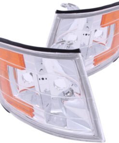 ANZO Corner Lights 1994-1997 Honda Accord Euro Corner Lights Chrome w/ Amber Reflector