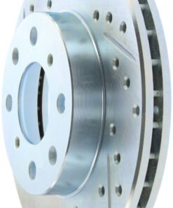 StopTech Select Sport 96-00 Honda Civic DX/HX Coupe Slotted and Drilled Right Front Rotor