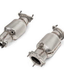 Akrapovic 2020+ Chevrolet Corvette C8 Link Pipe Set w/Catalytic Converter (SS)