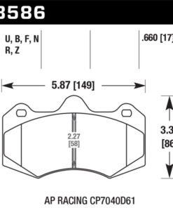 Hawk AP Racing CP7040 HPS 5.0 Street Brake Pads