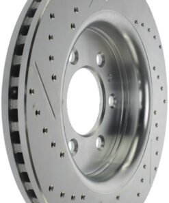 StopTech 07-17 Lincoln Navigator / Ford Expedition Sport Slotted & Drilled Left Front Brake Rotor
