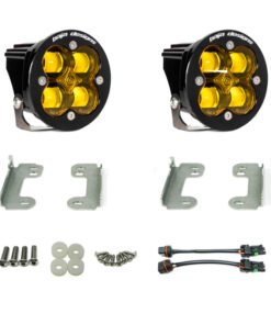 Baja Designs 2007-2018 Wrangler JL Rubicon Sport Fog Light Pocket Kit - Amber